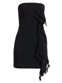 Cinq    Sept - Nat Tassel  amp  Ruffle Mini Dress at Saks Fifth Avenue